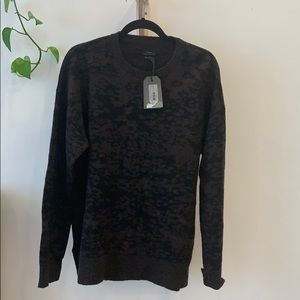 all saints magma crew neck sweater